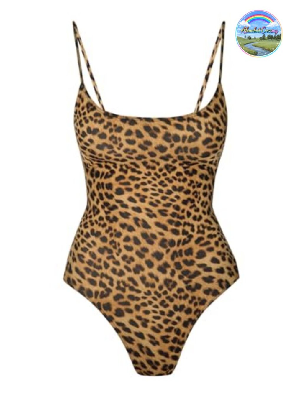 High Cut One Piece Swimsuit Women Tummy Control Adjustable Straps Built-in Bra